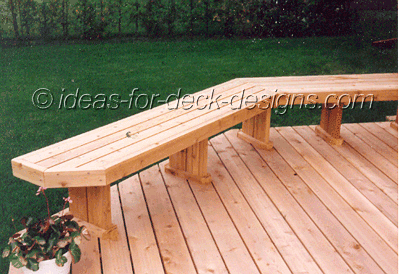 Deck Bench Idea