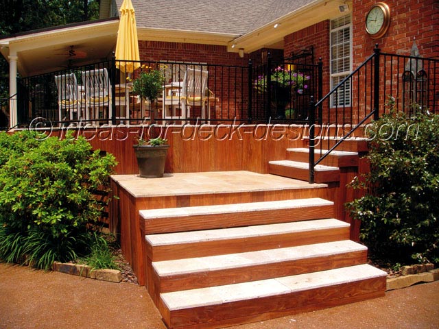 Deck Stairs with Landing