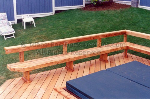... wooden deck railing bench plans fairly antiophthalmic factor wood